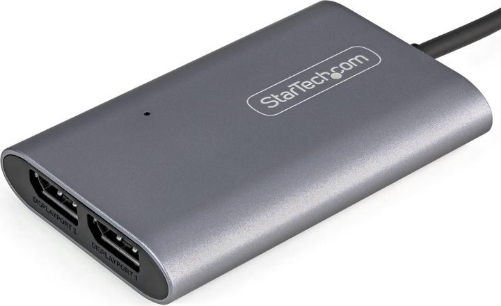 Actual product image StarTech .com Thunderbolt 3 to Dual DisplayPort Adapter DP 1.4 (USB-C, 46 cm)