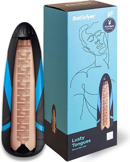Actual product image Satisfyer Men Sleeve Lusty Tongues