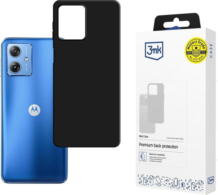 Produktbild 3MK Matt Case für Motorola Moto G54 - Schwarz (Motorola Moto G54)