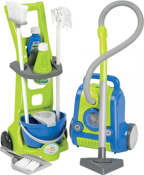 Produktbild Ecoiffier Clean Home Reinigungswagen mit Staubsauger