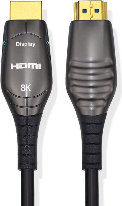 Produktbild Audiolab HDMI Glasfaser Kabel 8K/60Hz, 15m, schwarz (15 m, HDMI)