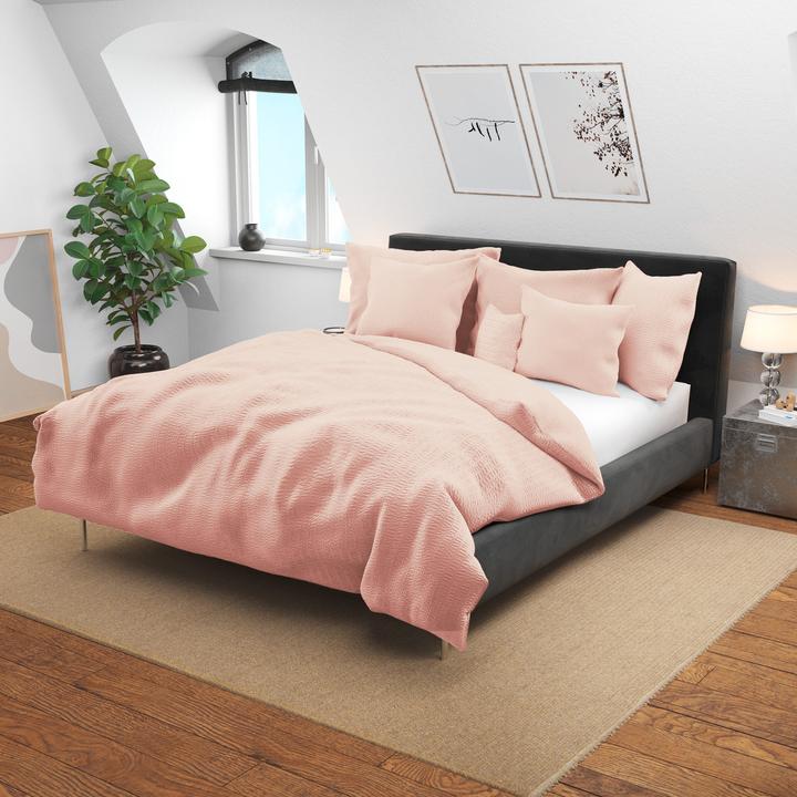 Immagine prodotto Lotus Bettwaren Seersucker di raso (Copripiumino, 200 x 210 cm)