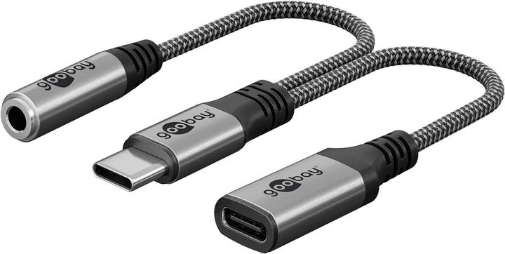 Produktbild Goobay USB-C auf USB-C und Klinke 3,5 mm AUX (USB Typ C, USB Typ C)