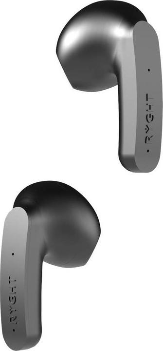 Produktbild Ryght MINO In Ear Headset Bluetooth® Stereo Schwarz Mikrofon-Rauschunterdrückung Batterieladeanzei (ANC, Kabelgebunden)