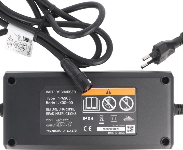 Produktbild Yamaha Ladegerät 4A für 36V Akku 4-polig (E-Bike Ladegerät)