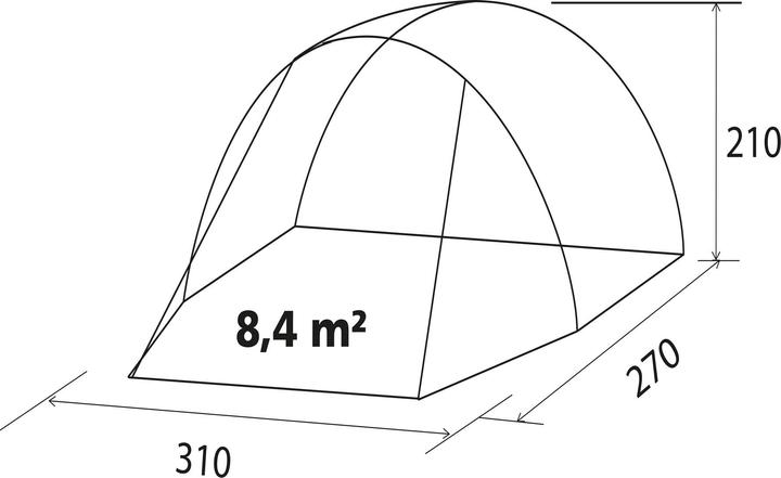 Produktbild Brunner Entrada (Vorzelt, 10.50 kg, 1 Person)