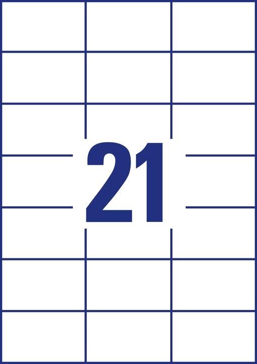 Actual product image Avery Universal labels