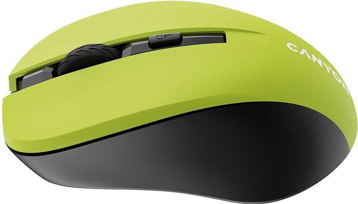 Productafbeelding Canyon MW-1, Draadloze optische muis USB, 800/1000/1200 dpi, geel (Bedraad)