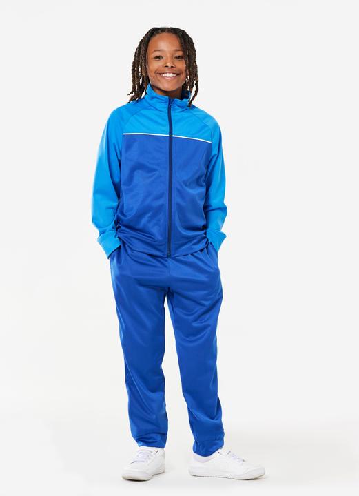 Decathlon Trainingsanzug Kinder - blau/weiss (10, 11, 12)
