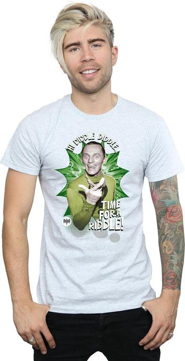 Image du produit Mens Batman TV Series The Riddler Time for a Riddle T-Shirt (L)