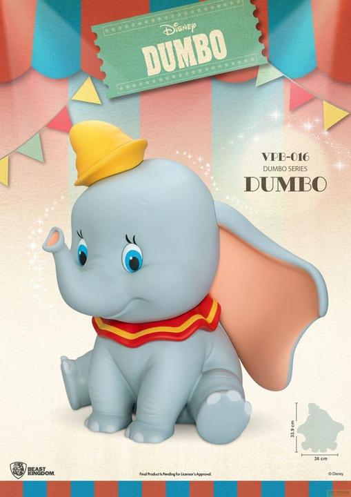 Produktbild Beast Kingdom Disney Piggy Vinyl Spardose Functional Dumbo 34 cm (34 cm)
