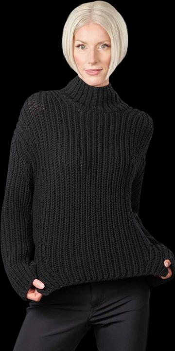 Marc O'Polo Long Sleeve Pullover Stand Up Collar Black