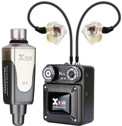 Image du produit Xvive U4T9 Système d'écoute intra-auriculaire sans fil Bundle (5 h, Sans fil)