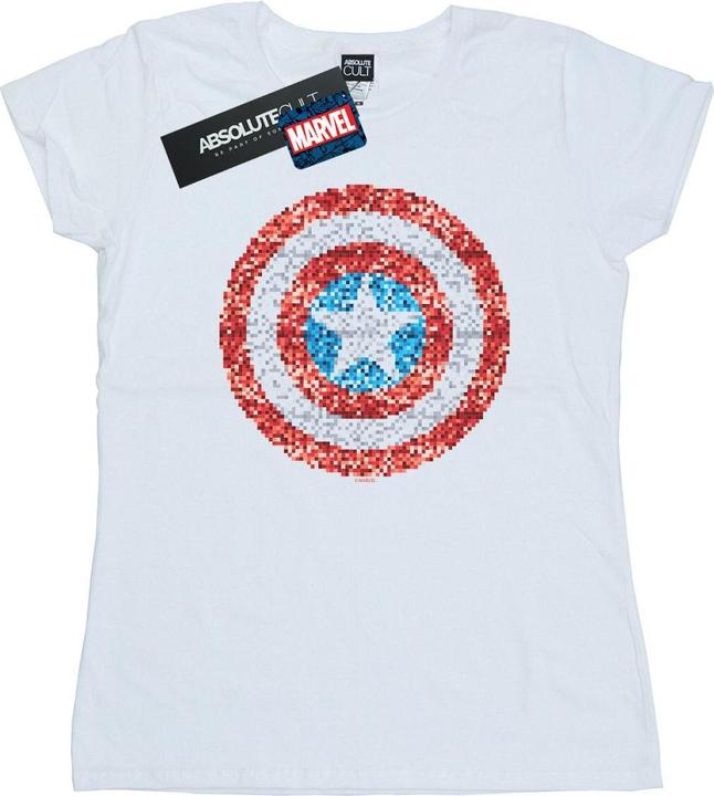 Captain America Pixelated Shield TShirt