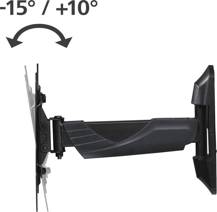 Image du produit Hama Support TV mural, inclinable et pivotant, 122 cm (48") jusqu'à 35 kg (Mur, 48", 35 kg)