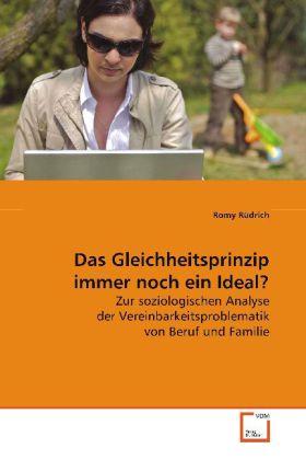 Produktbild Das Gleichheitsprinzip immer noch ein Ideal? (Romy Rüdrich, 2008)