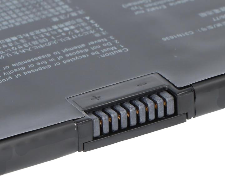 Immagine prodotto AccuCell Akku passend für ASUS Vivobook Pro 15 N580, C31N1636, Li-Polymer, 11,49V, 4050mAh, 47Wh (3 Celle, 4050 mAh)