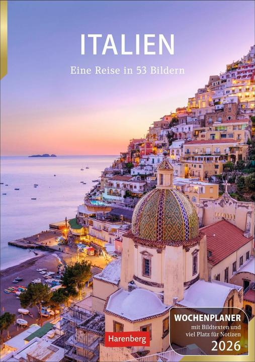 Actual product image Harenberg Italien Wochenplaner 2026 - Eine Reise in 53 Bildern (German)