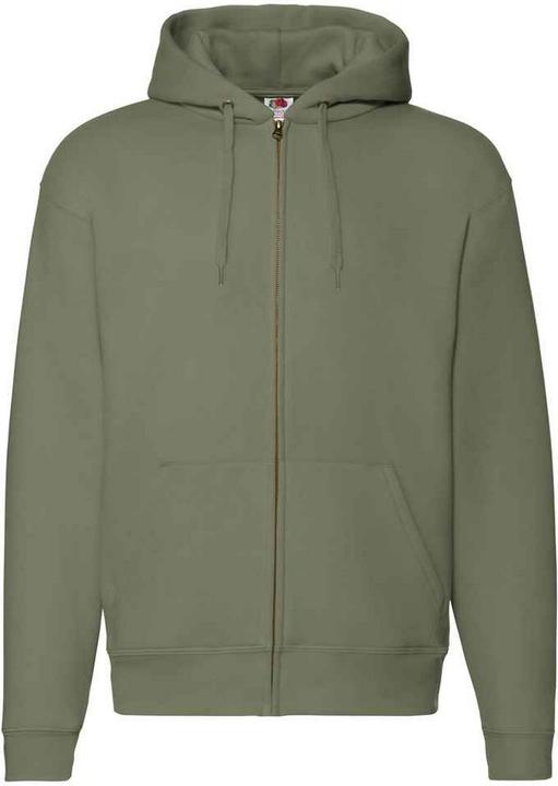 Fruit of the Loom Premium Hoodie mit durchgehendem Reissverschluss