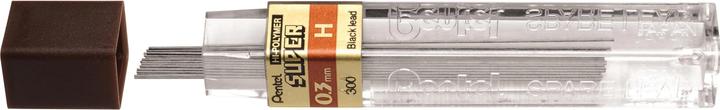 Produktbild Pentel Schreibmine Hi-Polymer Super 0.3 mm, H (Ersatzmine, Graphit, 0.30 mm)