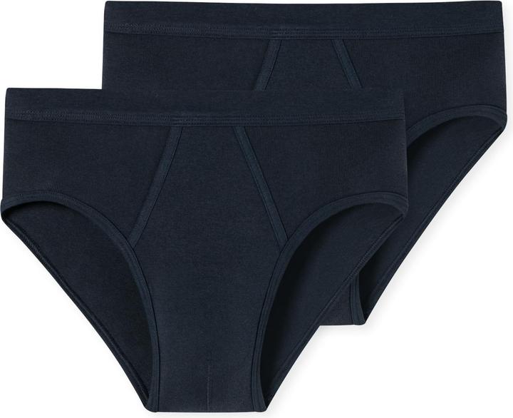 Produktbild Schiesser 2er Pack Cotton Essentials Feinripp Sportslip / Unterhose (XL, 2er Pack)