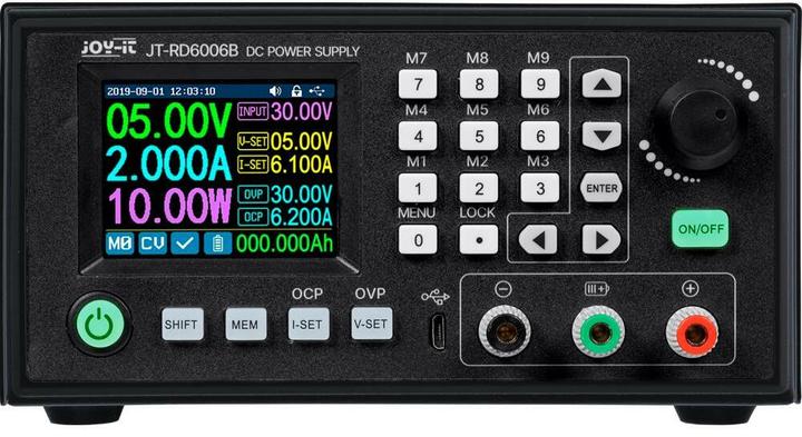 Productafbeelding Joy-it JT-RD6006-C-B Laboratoriumvoeding, instelbaar 0 - 60V 0 - 6A 360W op afstand bestuurbaar