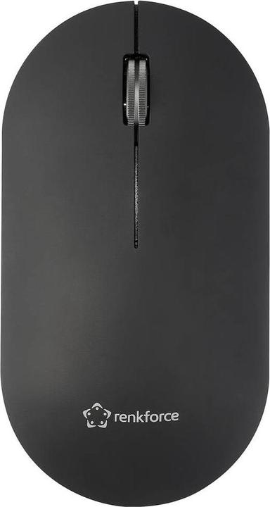 Produktbild Renkforce RF-WM-200-1 Maus Kabellos, Bluetooth® Optisch Schwarz 3 Tasten 4000 (Kabellos)