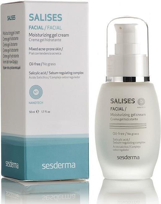 Actual product image Sesderma Salises Moisturising Gel Cream (50 ml, 24h cream)