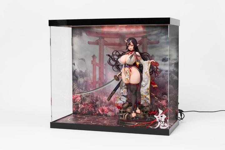 Produktbild Shinsai Acryl Display Case mit Beleuchtung Inbina Rasethuhime Saki 39 cm
