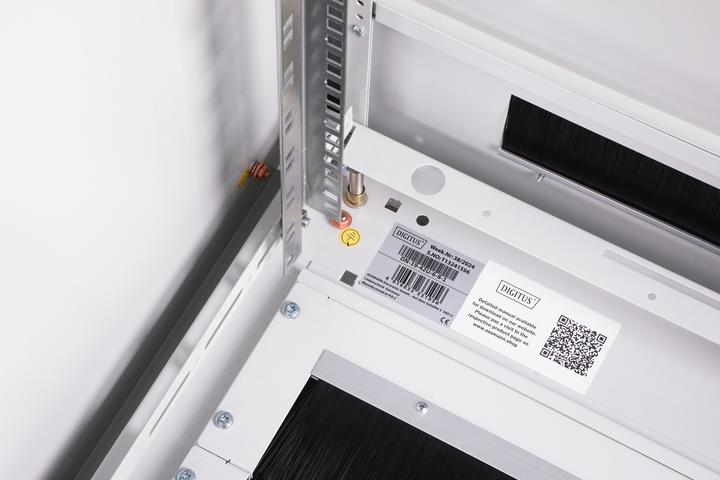 Produktbild Assmann DIGITUS 42HE Unique Netzwerkschrank 600x800mm Glastür Grau (42 HE, 19 Zoll Rack)