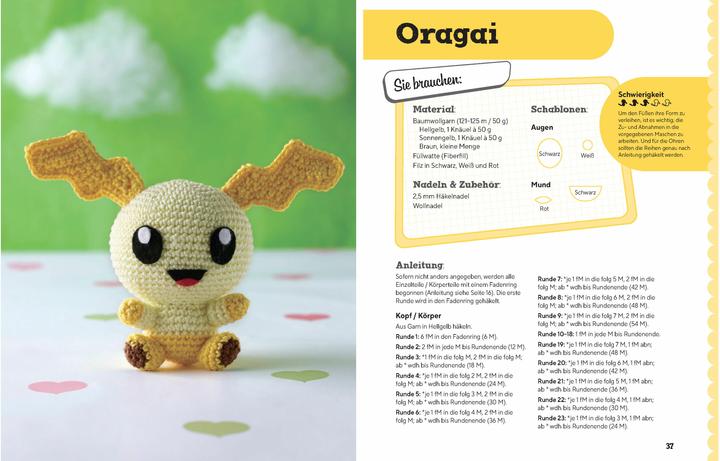 Produktbild Mini Amigurumi Monster - 20 supersüsse Kreaturen zum Häkeln und Sammeln - passen in jede Hosentasche