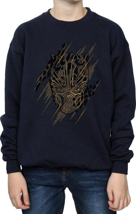 Black Panther Gold Head Sweatshirt Jungen