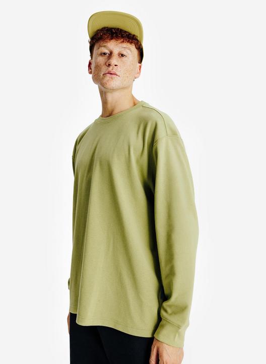 Actual product image Decathlon Langarmshirt Herren - Elementals khaki (S)