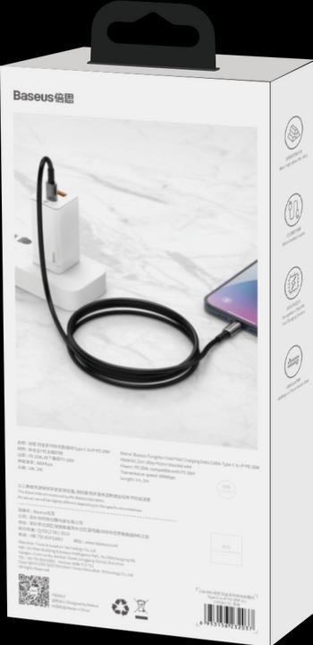 Produktbild Baseus Tungsten Gold Series (1 m, USB 2.0, 20 W)