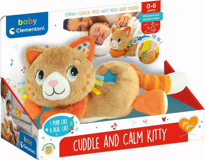 Actual product image Clementoni Baby Kitty Cat Calming Plush