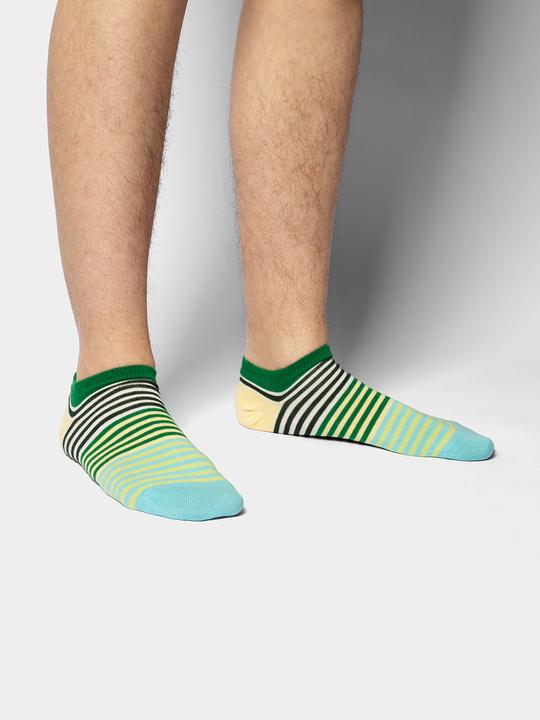 Produktbild DillySocks Short Fine Line Green (Einzelpack, One Size)