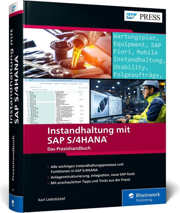 Produktbild Instandhaltung mit SAP S/4HANA (Deutsch, Karl Liebstückel, 2023)