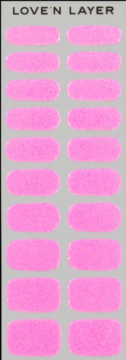 Image du produit Love'n Layer - Square Sparkle Rose (Square Sparkle Rose, Vernis à ongles effet gel)