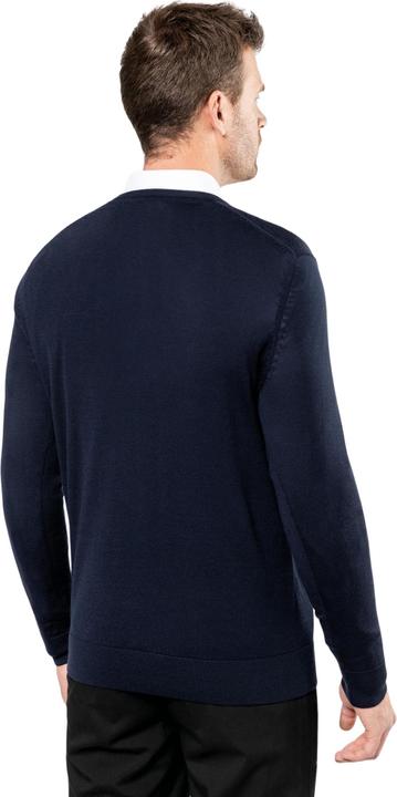 Produktbild Kariban Merino-Pullover mit V-Ausschnitt (4XL)