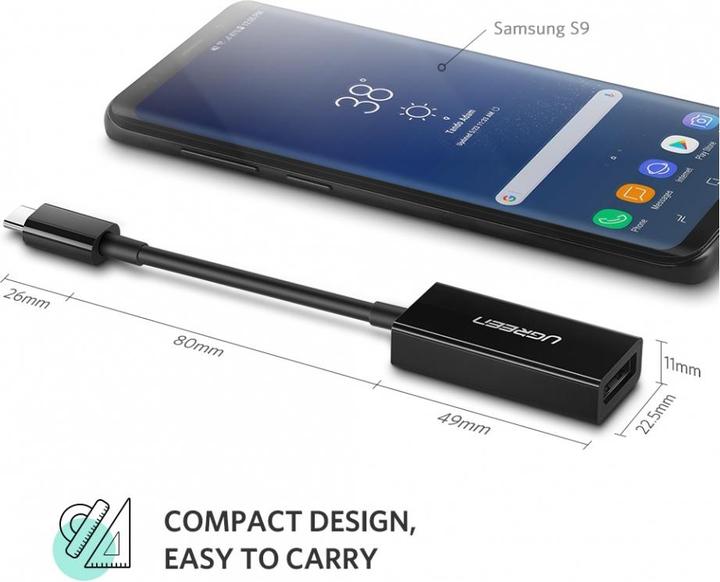 Image du produit Ugreen Convertisseur USB-C vers adaptateur Display Port (USB Type C, DisplayPort)