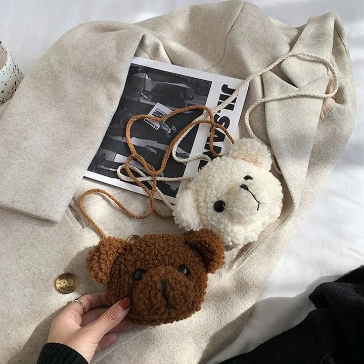 Immagine prodotto Only-Bags.Store Borsa a tracolla con orsetto per bambini