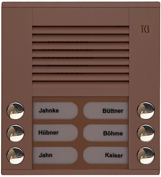 Produktbild TCS Audio Aussenstation Serie PES 6 PES06-EB/04