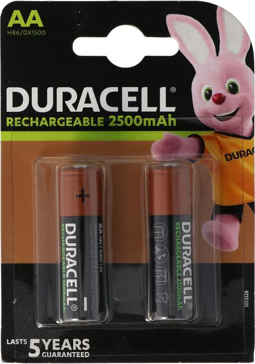 Actual product image Duracell Akku passend für Philips HUE Motion Outdoor Sensor 2x 2500mAh Mignon AA (2 pcs., AA, 2500 mAh)