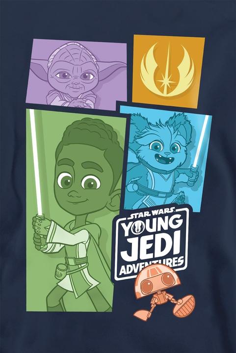 Actual product image Star Wars Unisex Adult Young Jedi Adventure Blocks Sweatshirt (XL)