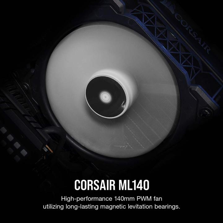 Actual product image Corsair PC fan ML140 PWM (140 mm, 1 x)
