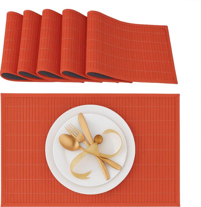 Image du produit Relaxdays Set de table 6pcs. (6 pcs, 45 x 30 x 0.3 cm)