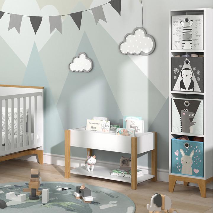 Produktbild VitaliSpa Kinderregal Malia, Weiss/Eiche, 80 x 46 cm