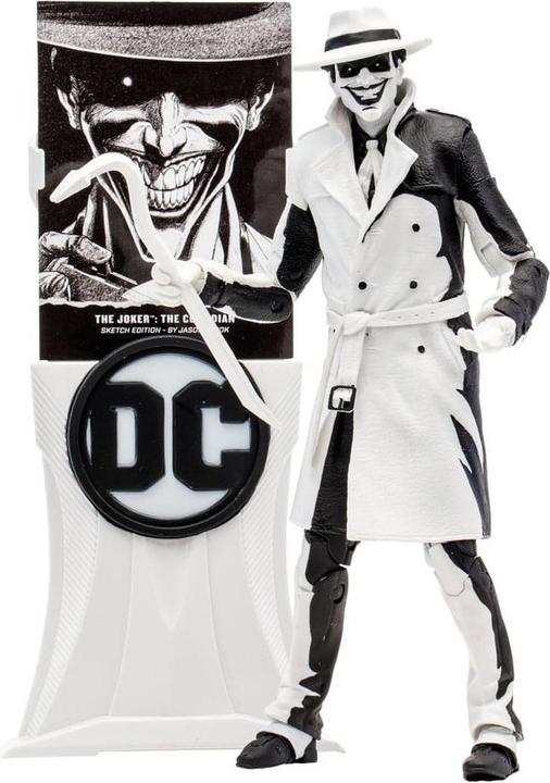 Produktbild McFarlane Batman: Three Jokers DC Multiverse Actionfigur The Joker: The Comedian Sketch Edition (Gold Label) 1