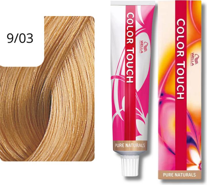 Image du produit Wella Color Touch Pure Naturals (9/03 blond clair blond clair nature-or)