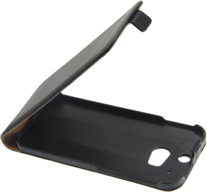 Produktbild OEM Slim Leather Flip Case HTC One M8 - Black (HTC One (M8), HTC One M8s)